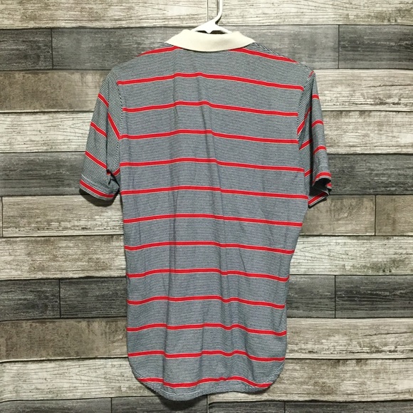 Junya Watanabe Man Comme Des Garcons Polo Shirt Stripe Men’s M Japan (Flaws) - Picture 4 of 16